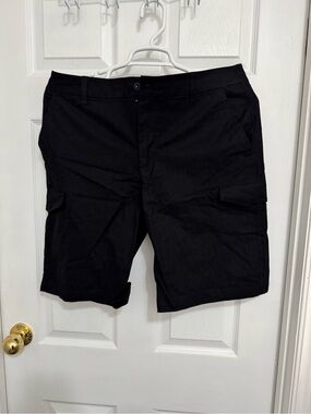 Men's Cargo Shorts - Black Utility Pocket Short